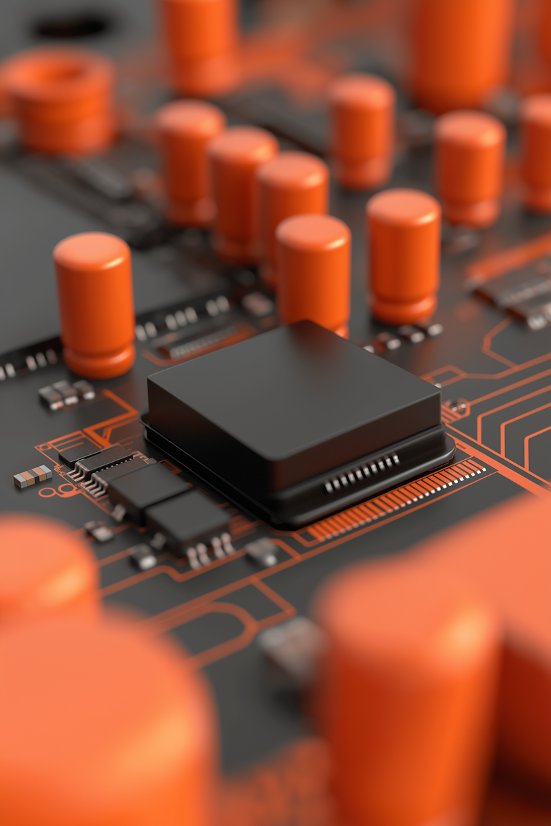 Close-up of Circuit Board